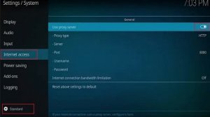 Пошаговая настройка прокси на Kodi