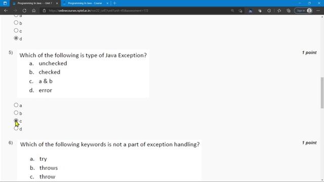 NPTEL Programming In Java WEEK 5 Quiz Assignment Solutions | Swayam 2022 | IIT Kharagpur смотреть онлайн