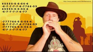 "Little Foot" How to play country harmonica C + tabs