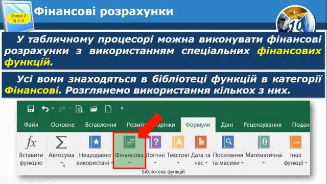 Аналіз даних та фінансові розрахунки