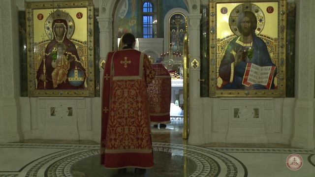 Божественная литургия в день памяти вмц. Варвары и преп. Иоанна Дамаскина. смотреть онлайн