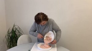Нежное суфле из куриного фарша в духовке