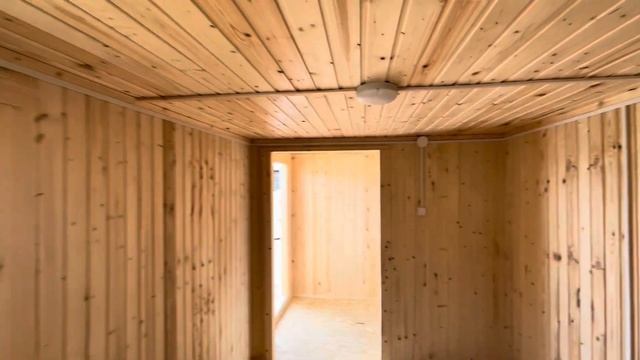 Дачный домик, бытовка 7х2.3 м смотреть онлайн