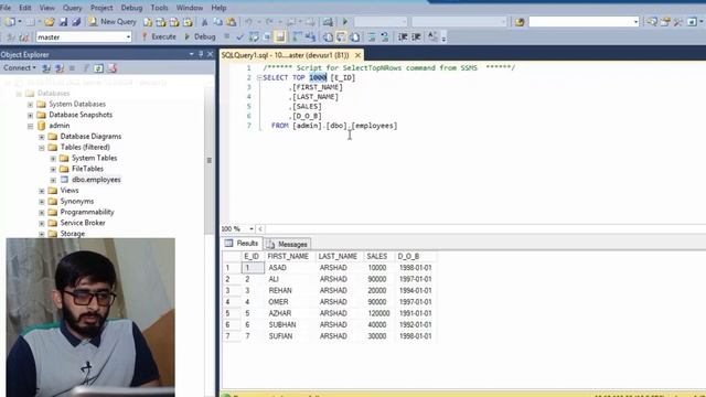 Microsoft SQL Tutorial: How to Write Basic Select Statements | Introduction to SSRS UI | Video 3