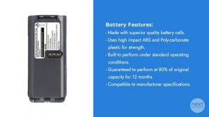 Motorola XTS 3000 Battery