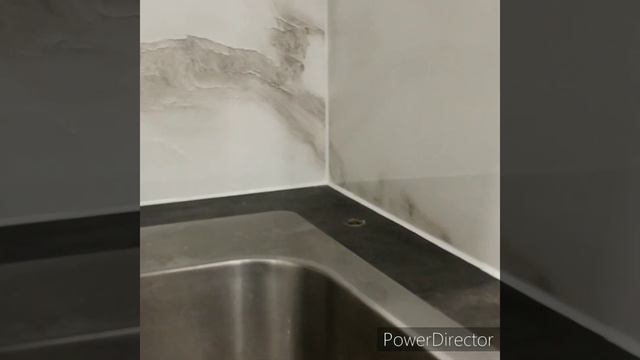 Фартук кухни. Керамогранит из Леруа Мерлен. 600/1200/10 мм. смотреть онлайн