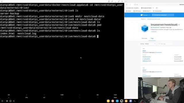 RPi Server wit DeX : How your own CLOUD STORAGE  | Nextcloud Docker Container