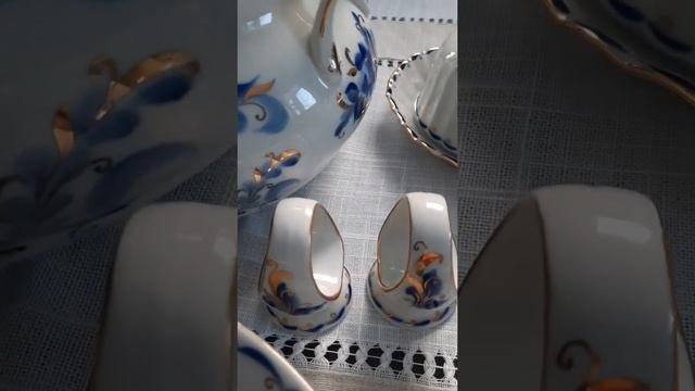 Фарфор. Добруш. Столовый сервиз Татьяна.