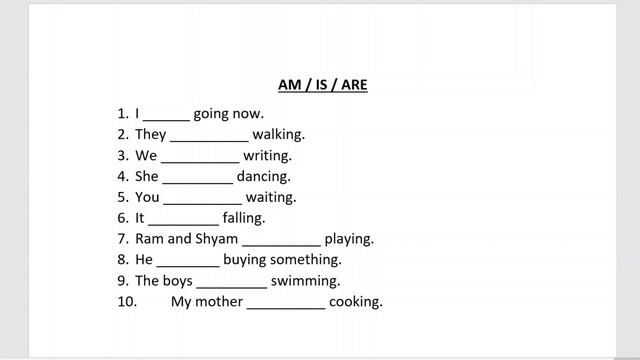 Worksheet no 5 | For Admission Test | Basic Grammar