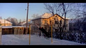 Испытание гимнастической перекладины часть 1