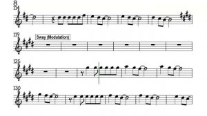 MEDLEY Quizas Quizas Sway Historia de un Amor Alto Sax Sheet Music Backing Track Partitura Cha Cha