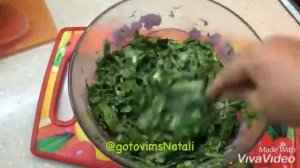 Как приготовить зелень с яйцами. Омлет из зелени. Кюкю- азерб блюдо. Пальчики оближешь!