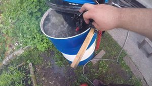 Идеально настроенный Mercury ME25M! Вот так должен работать мотор