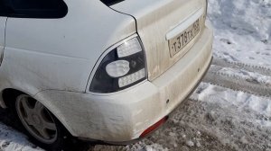 Чапаевск, выхлоп STT SUBARU SOUND на приоре...