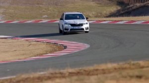 Skoda выгуляла обновленные Octavia RS / Skoda Octavia RS even walk updated on the racetrack