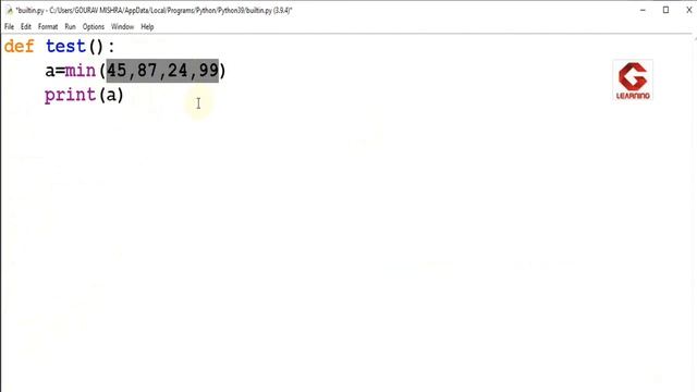 abs( ), max( ), min( ), divmod( ), len( ), round( ) Built - in Functions in Python. CS | IP
