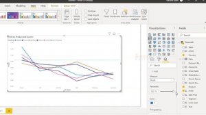 How to use percentile line in line chart in power bi desktop | Power BI Telugu