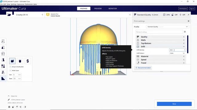 How to Generate Custom Support in Ulimaker Cura смотреть онлайн