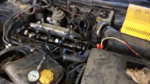 часть 9 Форд Фокус 1.8 DI замер компрессии в четвертом цилиндре .