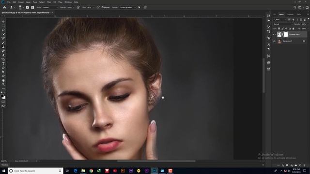 #19 - Easy Steps to Remove Flyaway Hair Fast in Photoshop - Hindi Tutorial смотреть онлайн