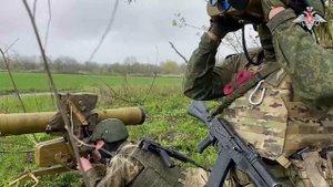 Боевая работа расчета ПТРК «Корнет» ЗВО в зоне СВО