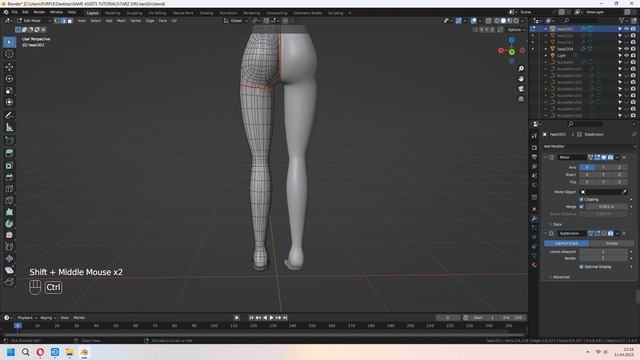 Blender Character Modeling Tutorial - Basic TEXTURE PAINTING / Part -5
