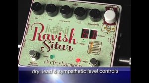 Electro-Harmonix Ravish Sitar Emulator (EHX Pedal Demo)