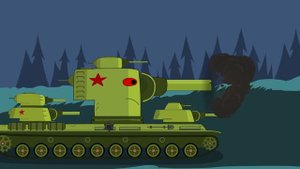 КВ 6 и сиреноголовый - танк герой СССР вступил в бой с монстром и инопланетянами. Танкомульт.