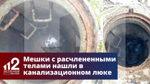 Мешки с расчлененными телами нашли в канализационном люке в Обнинске