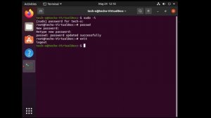 How to change sudo password in Ubuntu Linux