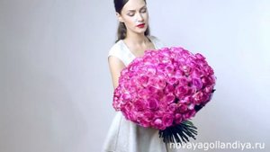 101 розовая роза "Кенди Аваланш"