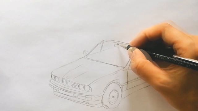 Как нарисовать МАШИНУ / Рисунок машины / How to draw a CAR смотреть онлайн