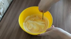 Манник на кефире с мармеладом