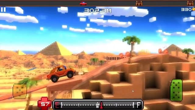 Игровой мультик про машинки из Майнкрафт - Прохождение игры BLOCKY ROADS часть1 смотреть онлайн