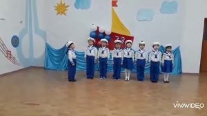 Отряд "Бескозырка" смотр песни и строя