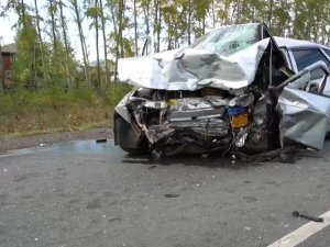 Опубликовано видео ДТП с тремя погибшими на трассе в Башкирии