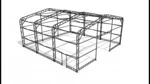 Каркас сборного тентового ангара 15х15х7,5м