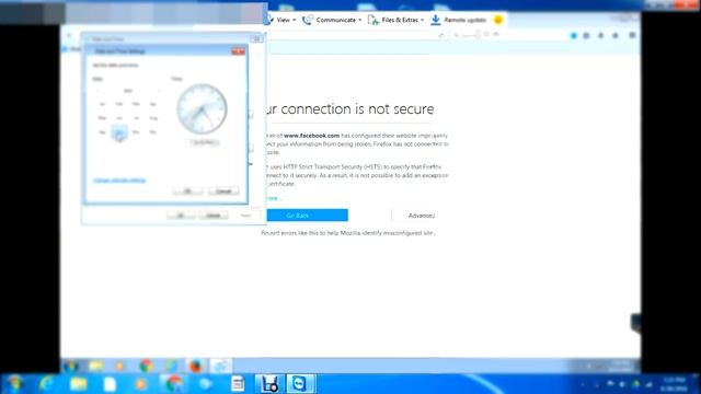 Fix Internet explorer connection not secure