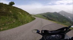 Montée et descente du col d'Azet en honda forza 125 cm3, ça passe ?