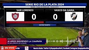 ⚽ SAN LORENZO ? VASCO DA GAMA - RELATO Y REACCIONES EN VIVO #EquipoDesafio ? ?