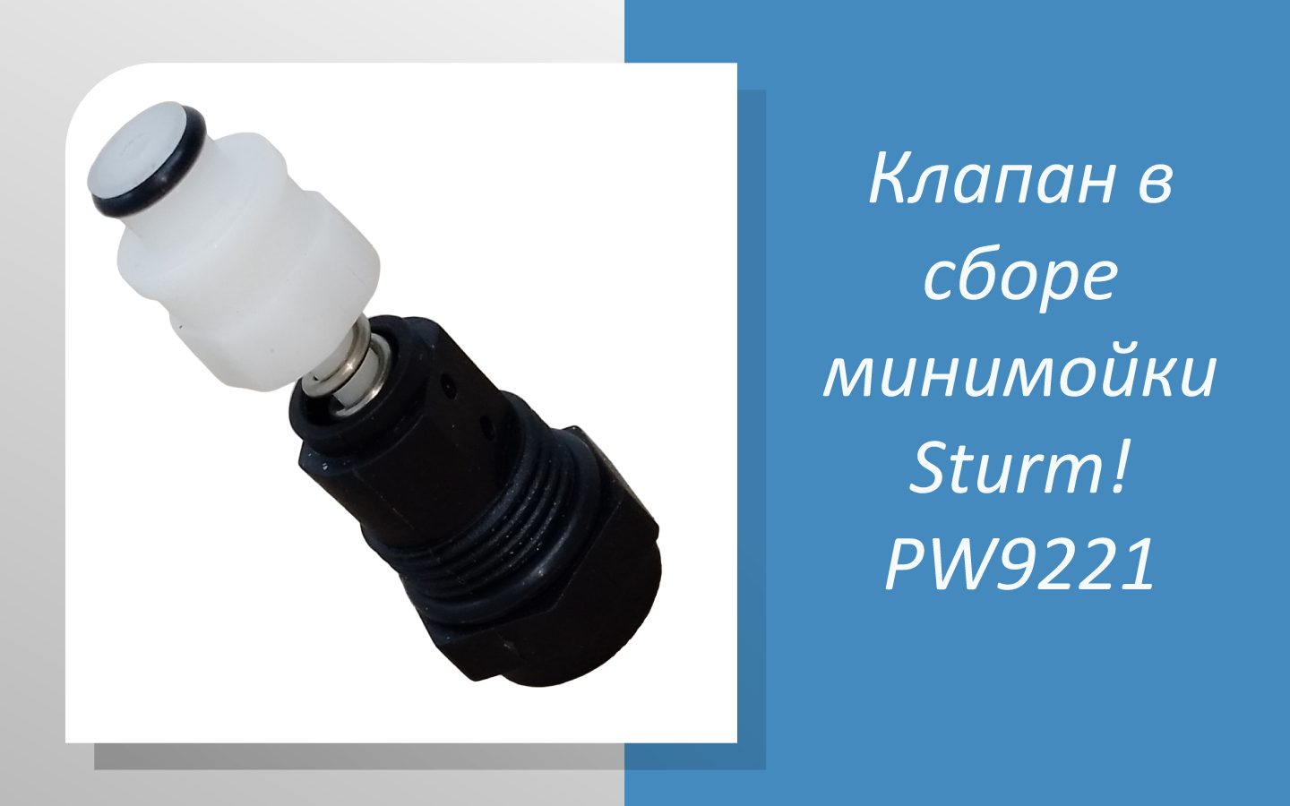 Клапан в сборе минимойки Sturm PW9221