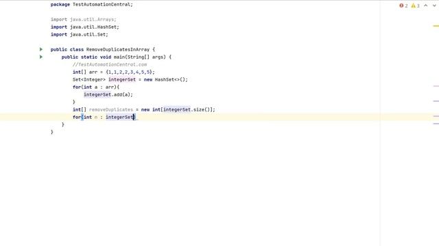 How to Remove Duplicates from an Array in Java? Java Interview Programs - Test Automation Central