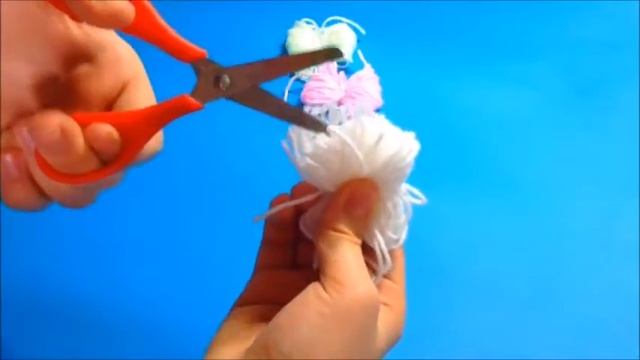 DIY Помпон из ниток| Как сделать помпон своими руками #2 смотреть онлайн