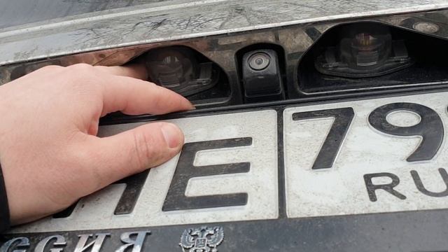 Как снять задний плафон подсветки номера смотреть онлайн