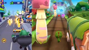 Talking Tom Hero Dash vs Runner Heroes.Кошачьи Гонки Героев.Какая Игра Круче