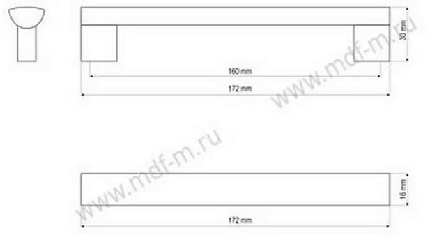Китайская мебельная ручка алюминиевая рифленая смотреть онлайн