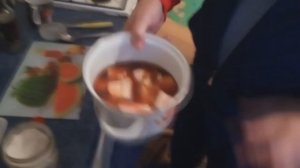 Сало в корейском соусе.