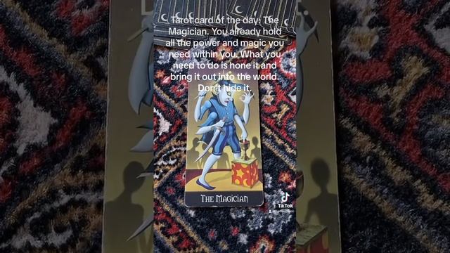 Tarot card for today: the Magician ??? #tarotreading #tarotscope #tarotcardoftheday