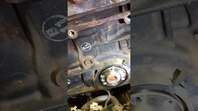 Замена заднего сальника коленвала Шевроле Круз 1.8 смотреть онлайн