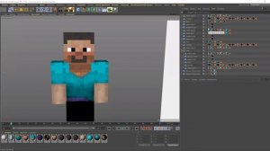 Создание 3D модели Стива Minecraft - начало